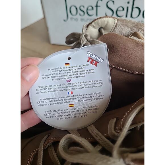 Josef Seibel Womens Shoes Steffi Waterproof Topdry Tex leather Boots Eu 42 US 11 - Picture 6 of 11